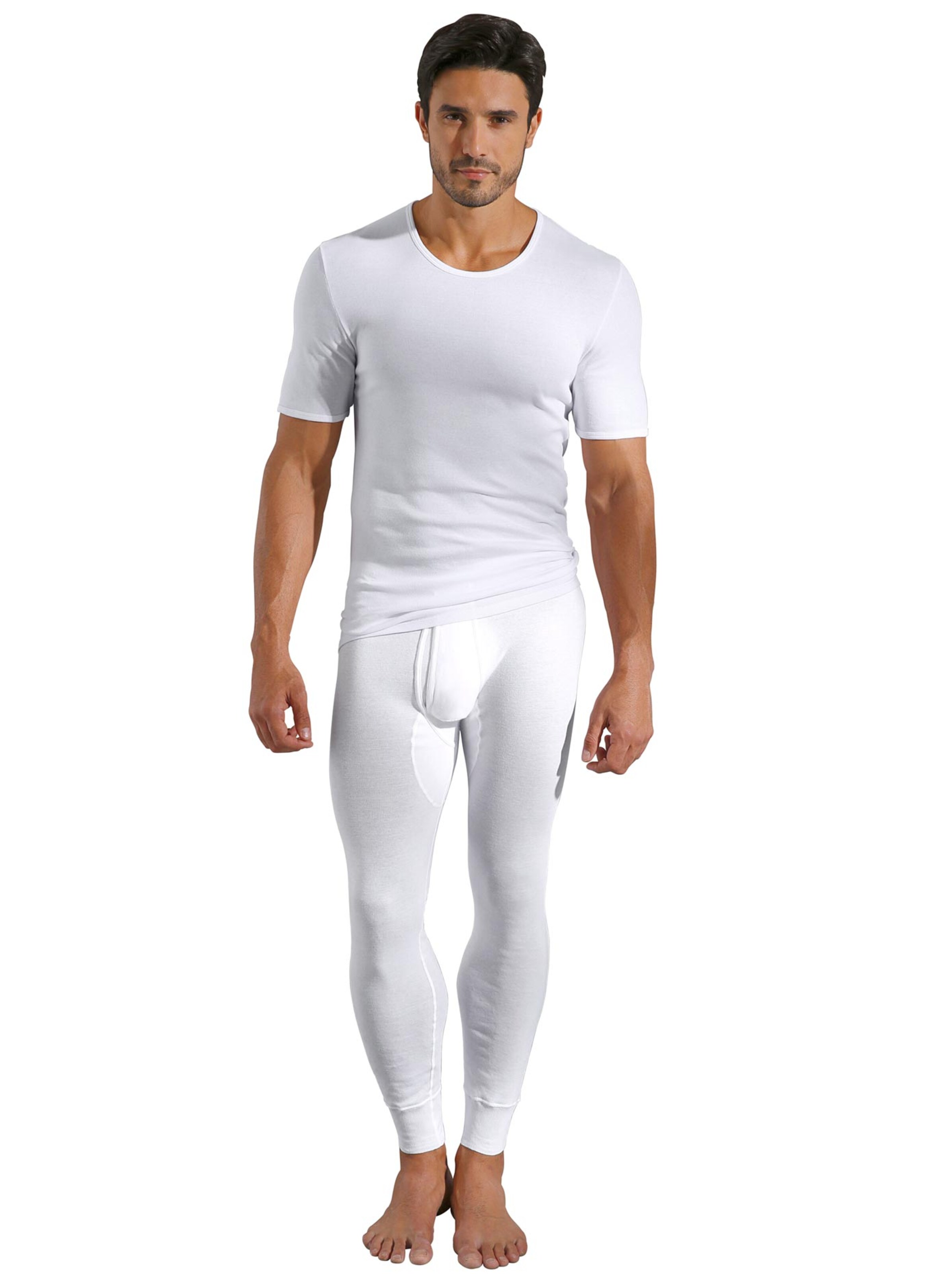 SCHIESSER - Calzoncillo largo en blanco