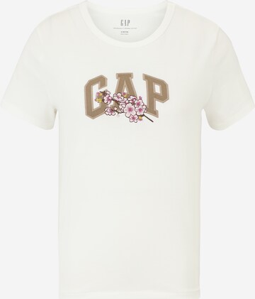 T-shirt Gap Petite en blanc : devant