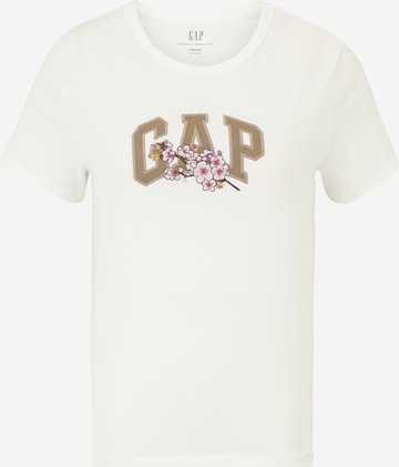 Gap Petite T-shirt i vit: framsida