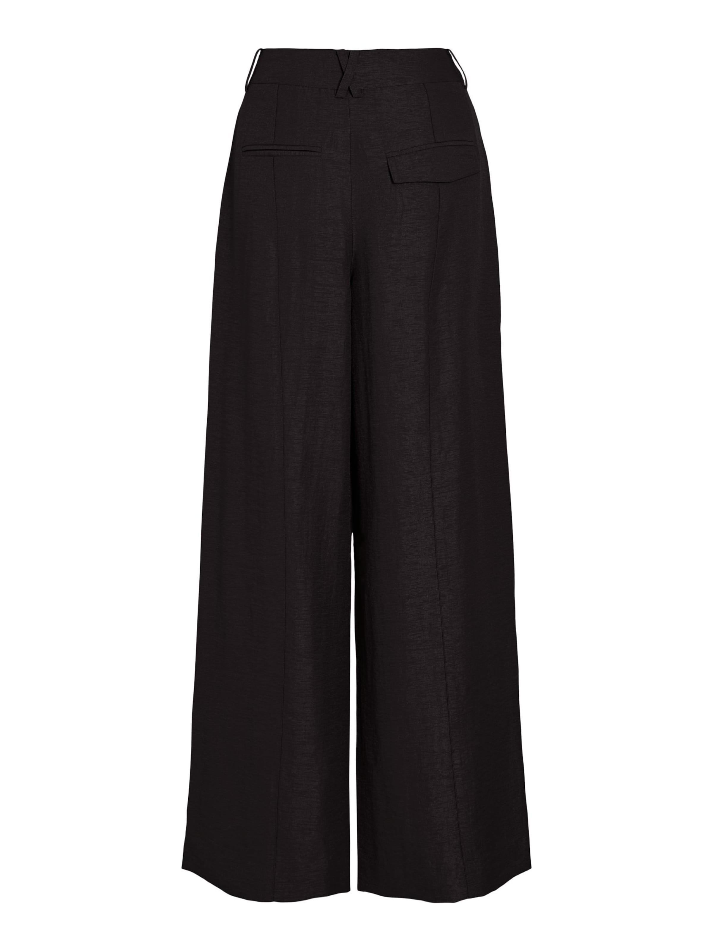 ROUGE EDIT Wide leg Broek in Zwart