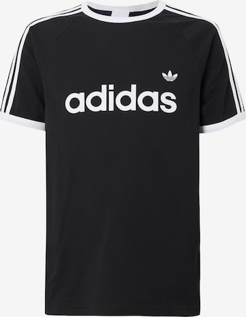 T-Shirt '3S RINGER T' ADIDAS ORIGINALS en noir : devant