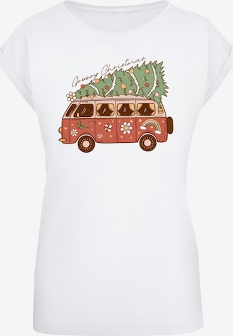 F4NT4STIC Shirt in Wit: voorkant