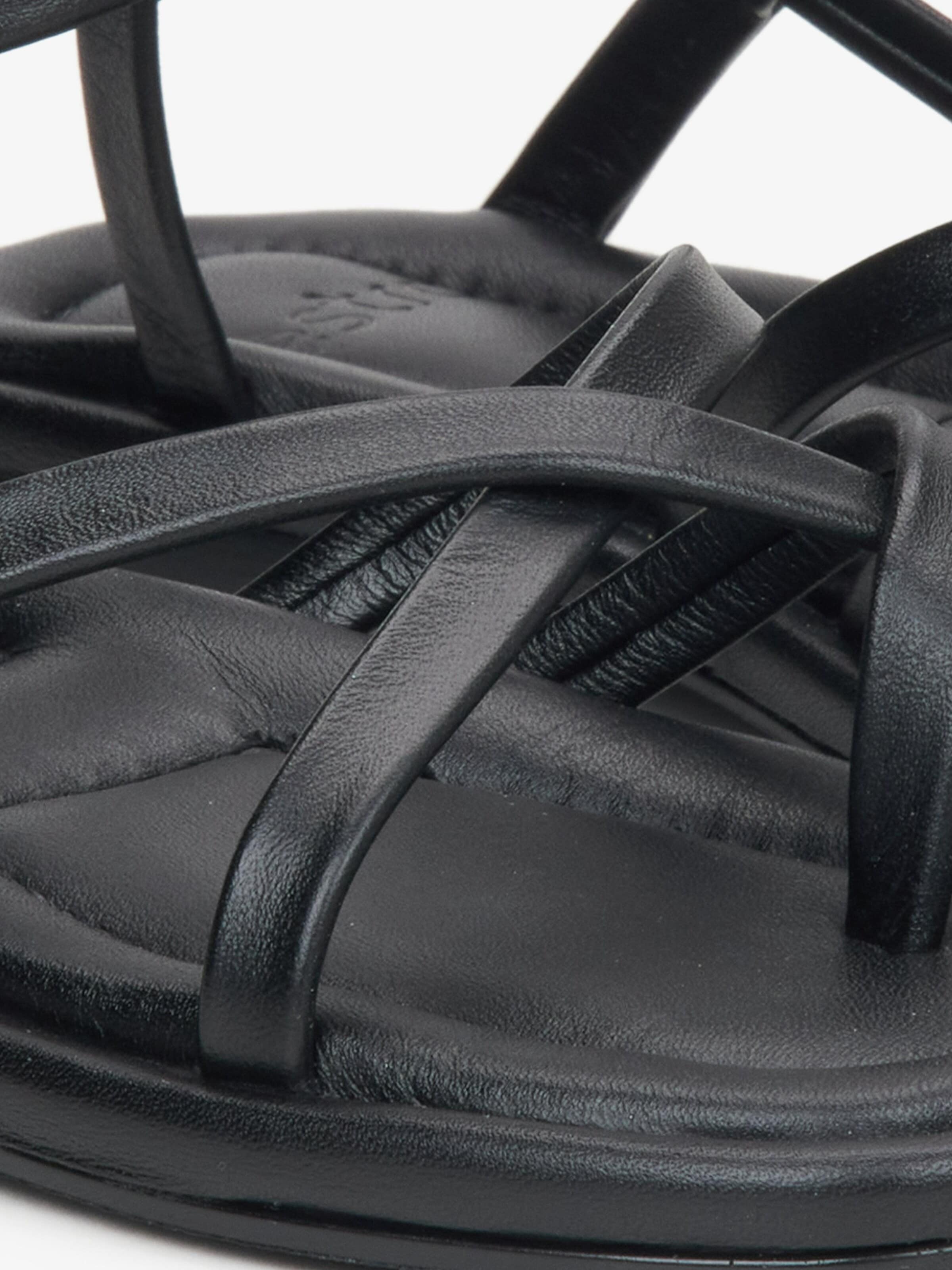 Estro Sandale '057-55'‌‌‌‌‌‌ in Schwarz