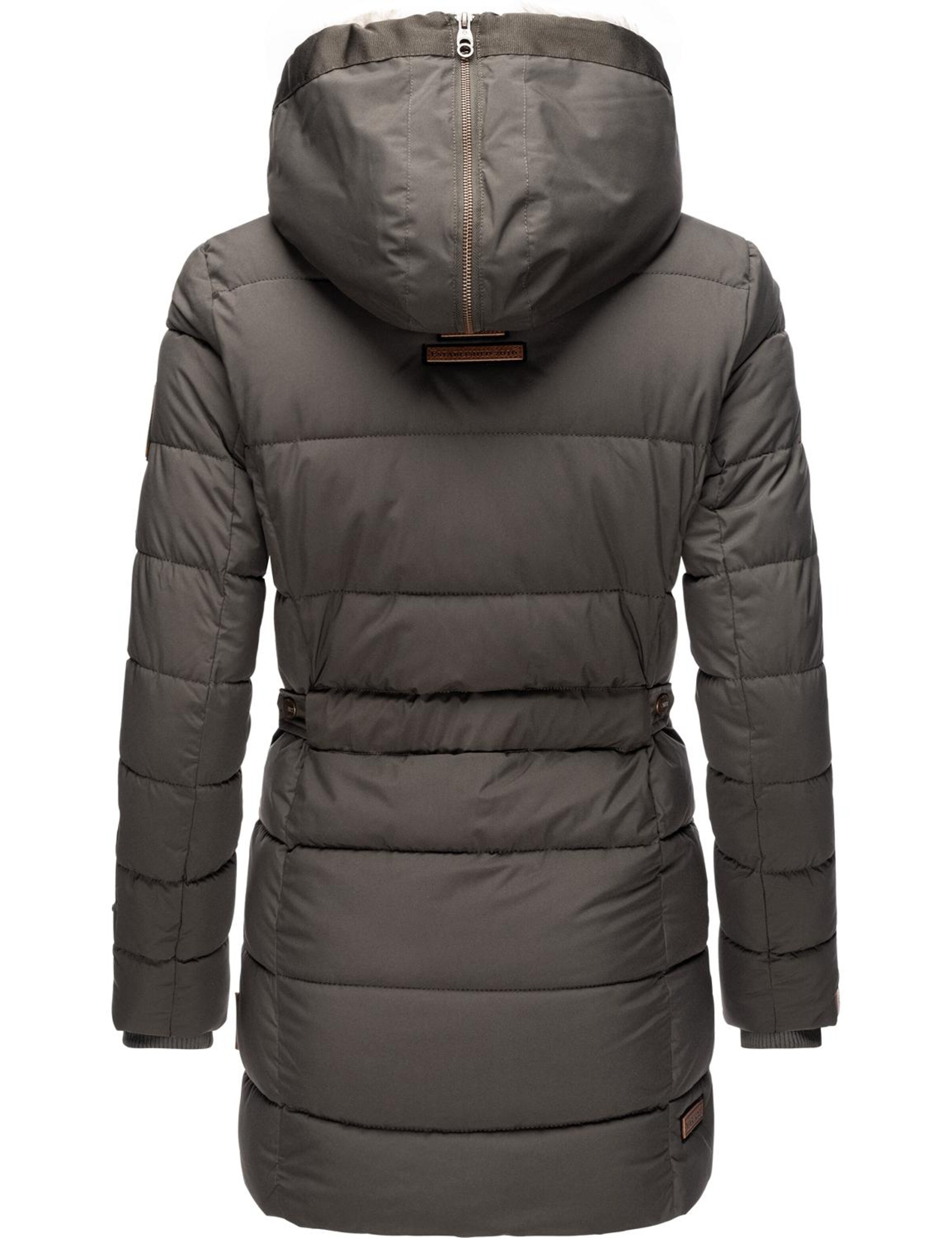 pelēks MARIKOO Ziemas mētelis