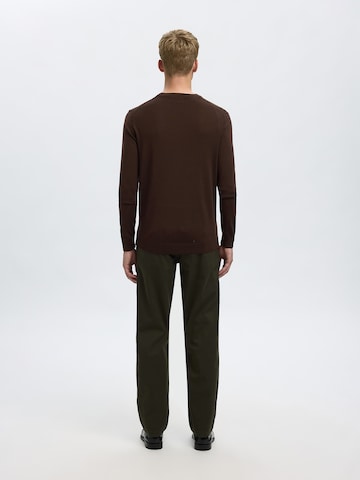 Pull-over SELECTED en marron