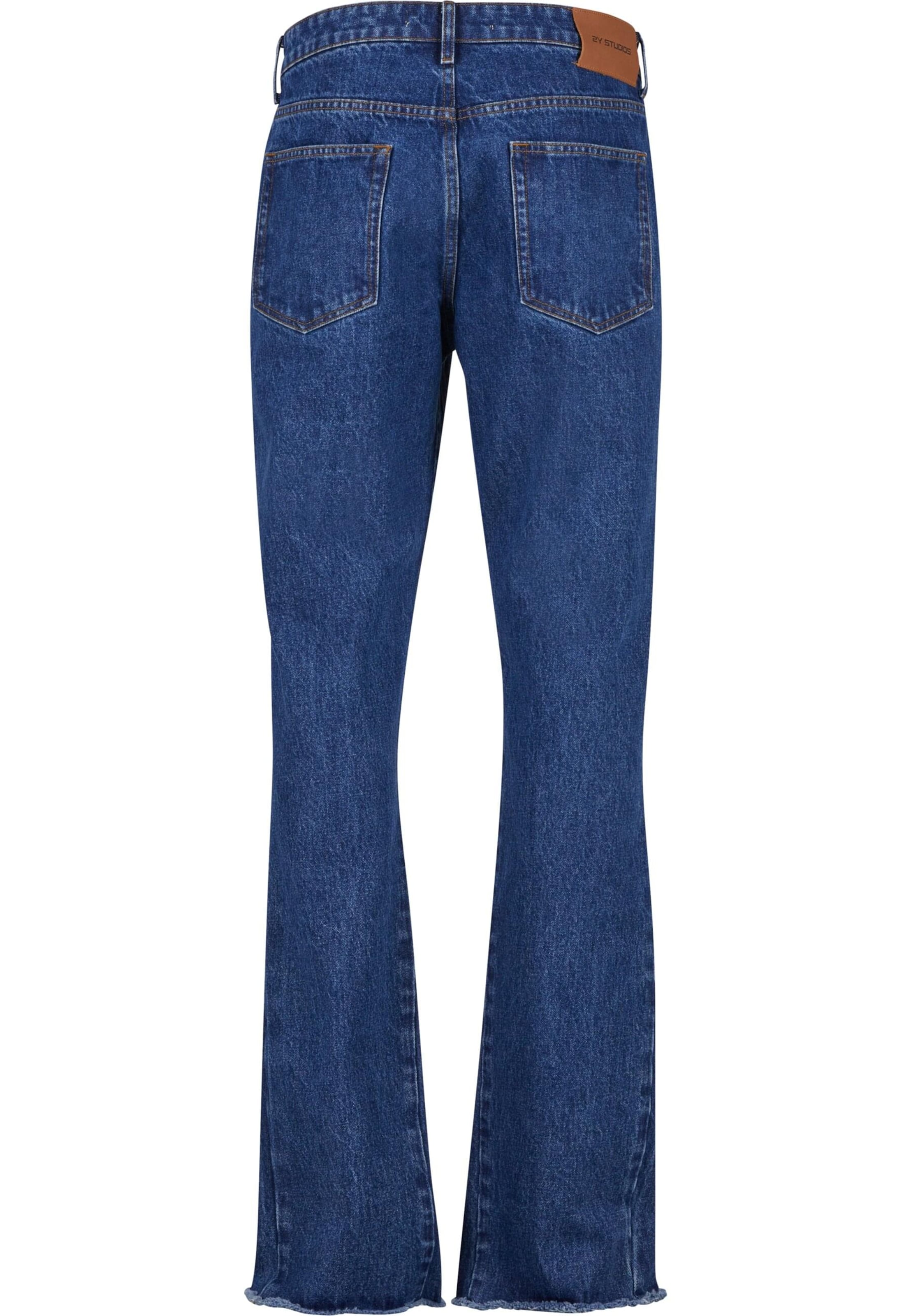 2Y Studios Na zvonec Kavbojke 'Milu' | modra barva