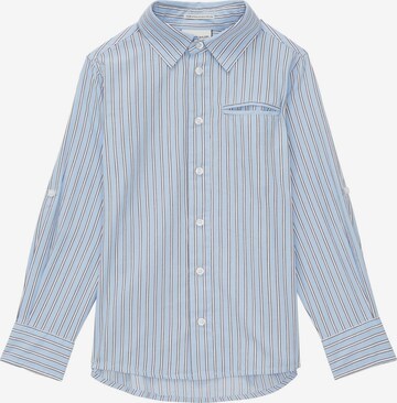 Coupe regular Chemise TOM TAILOR en bleu : devant