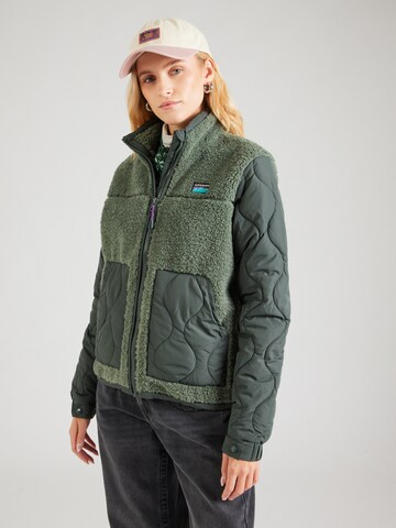 Geacă de primăvară-toamnă de la Superdry pe verde: față
