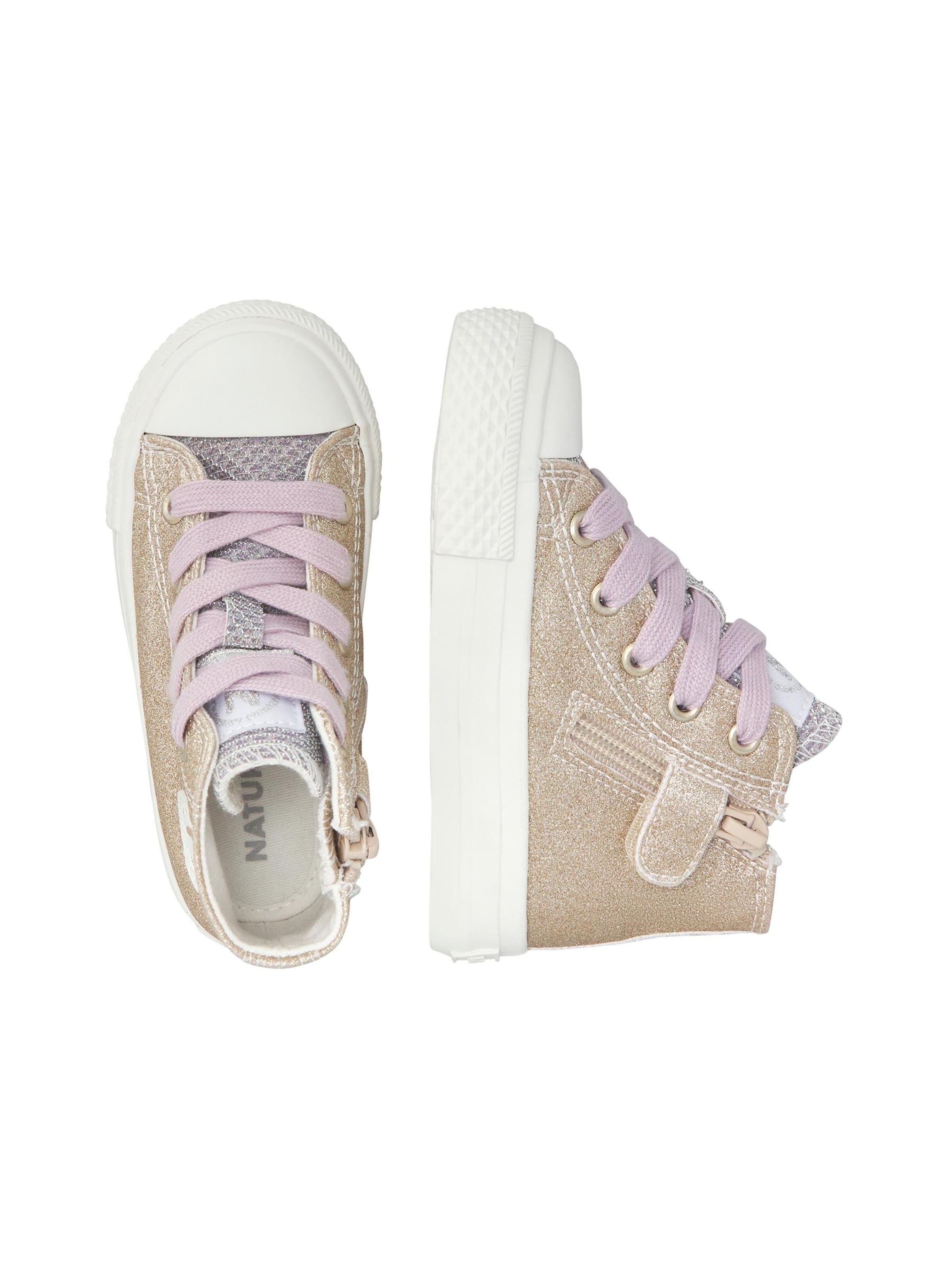 NATURINO Sneakers 'YLFAS.' in Goud
