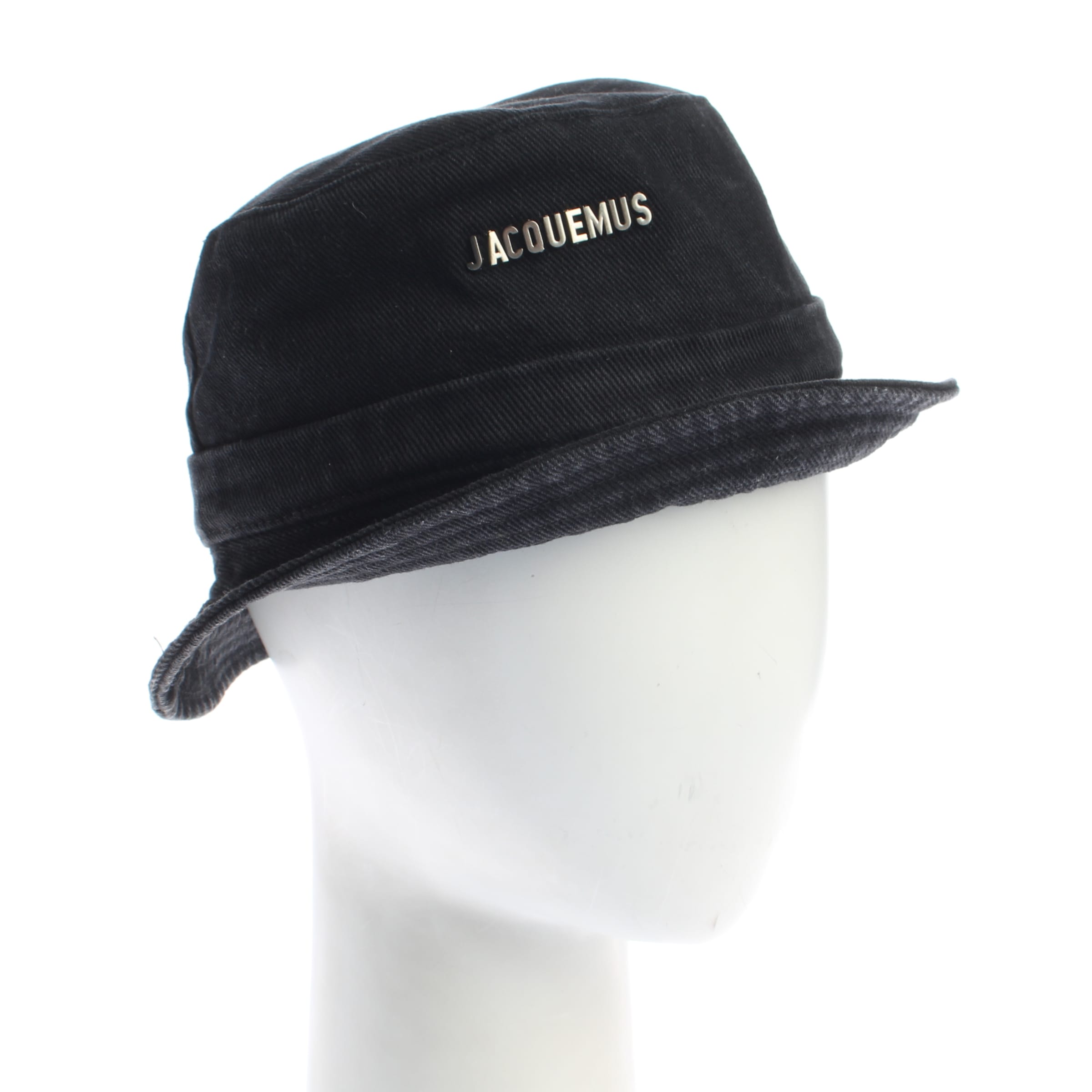 Jacquemus Hat & Cap in S in Black: front