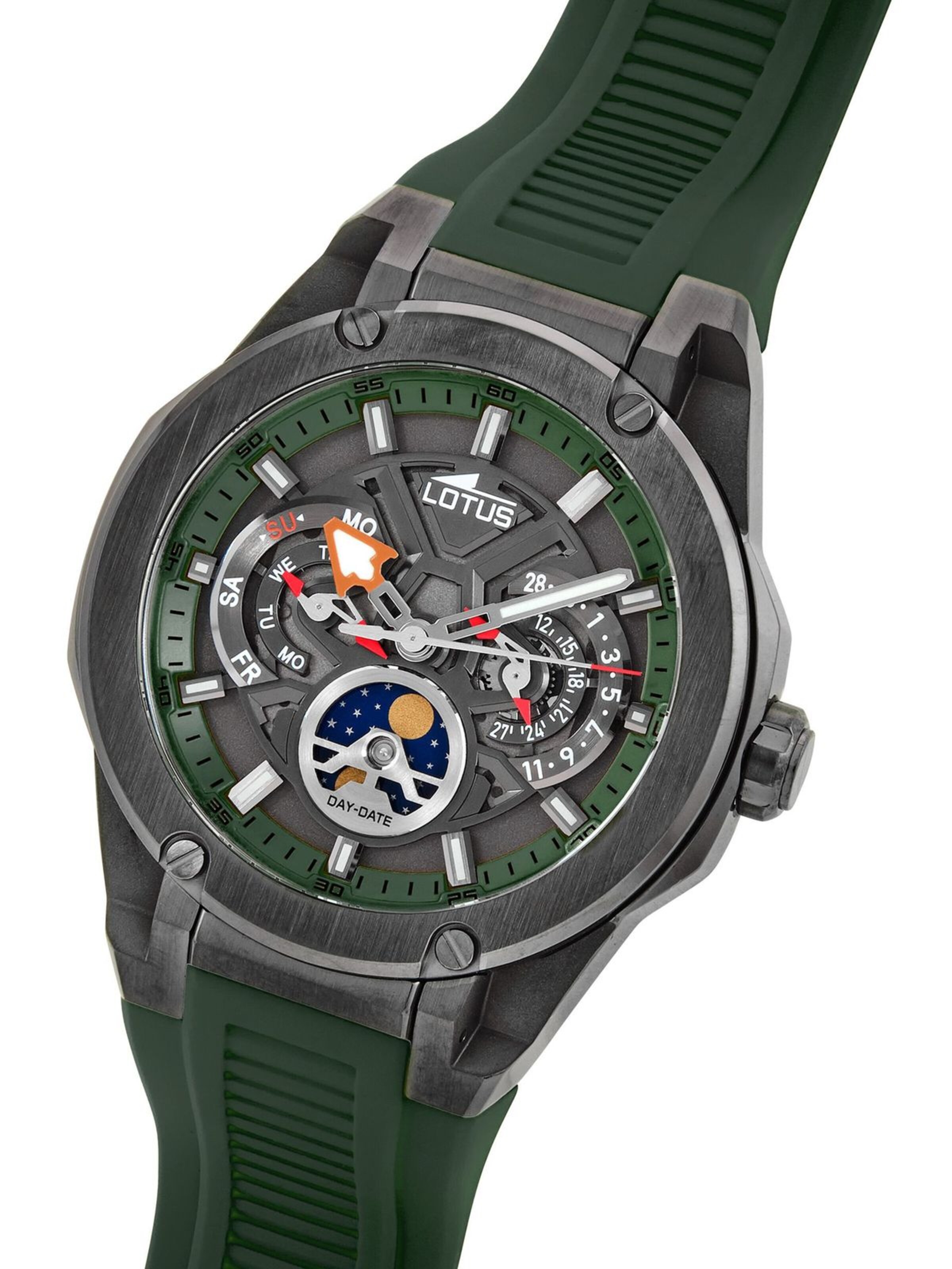 Lotus Zegarek analogowy 'Watch Vortex' w kolorze zielony