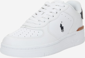 Polo Ralph Lauren - Sapatilhas baixas 'MASTERS' em branco: frente