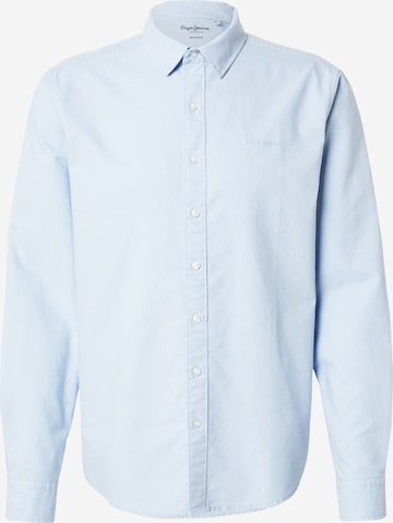 Pepe Jeans Klasický střih Košile – modrá: přední strana