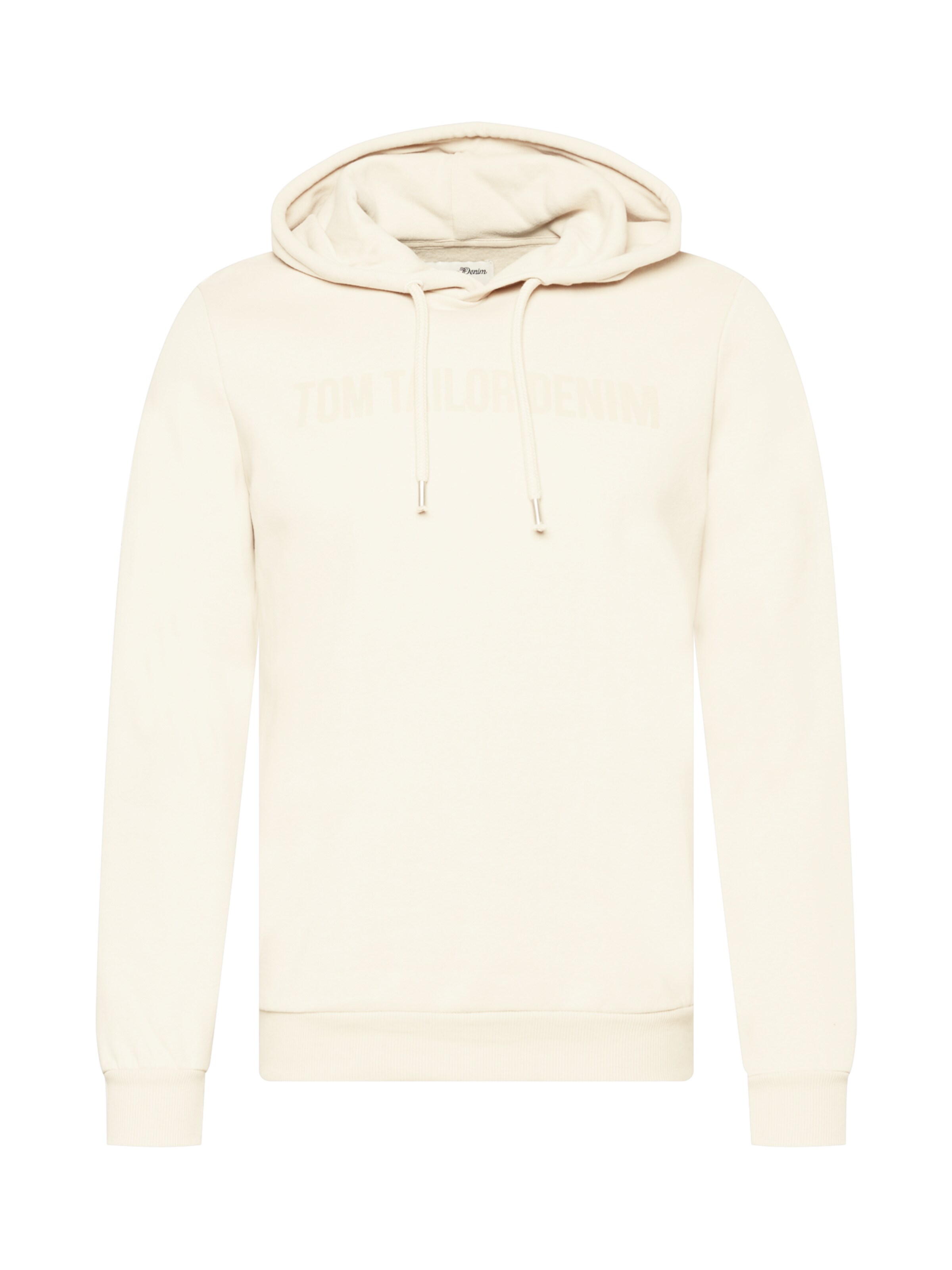 Männer Sweat TOM TAILOR DENIM Sweatshirt in Creme - AN07759 Männer Sweat TOM TAILOR DENIM Sweatshirt in Creme - AN07759