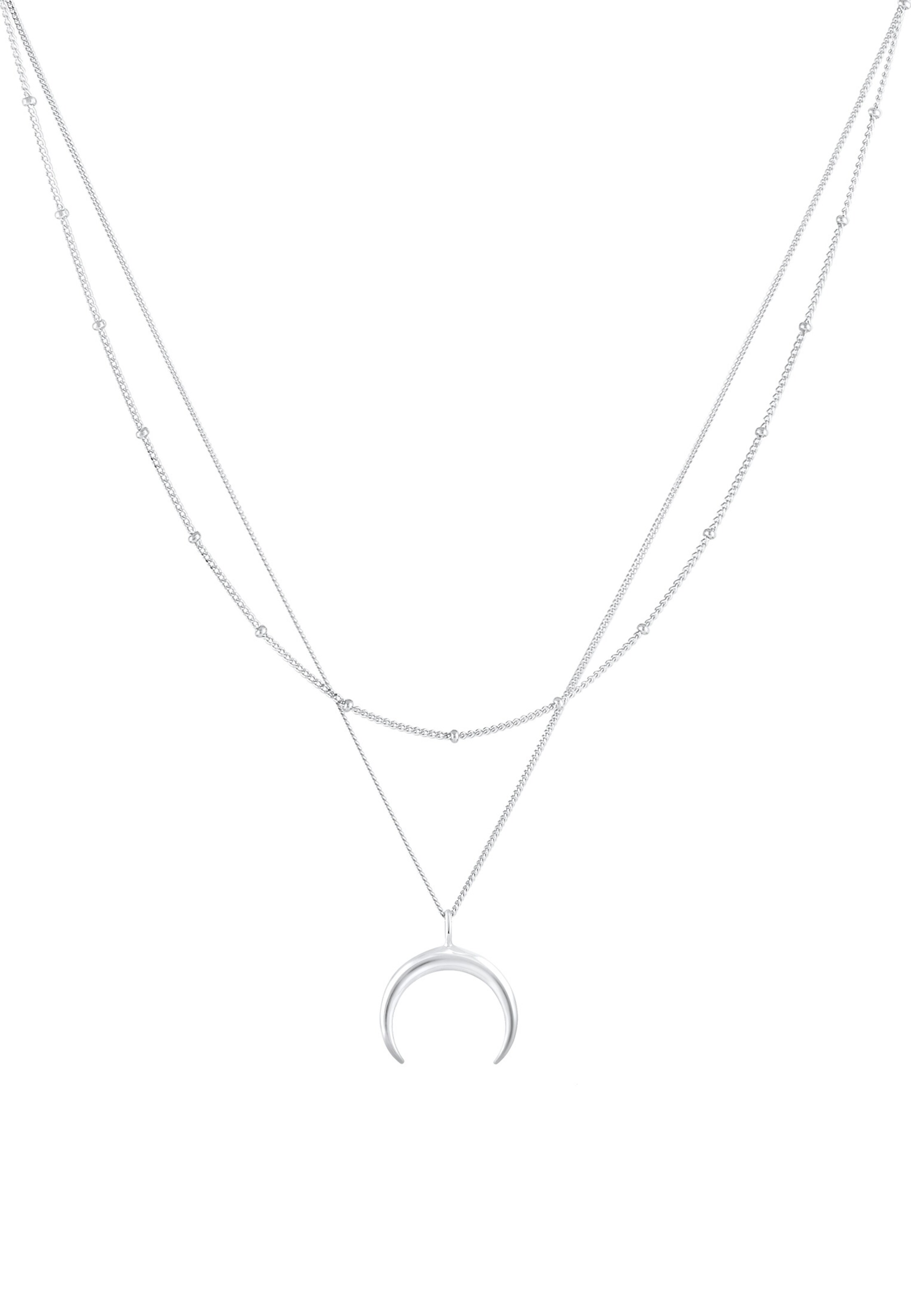 ELLI Necklace 'Astro Halbmond' in Silver