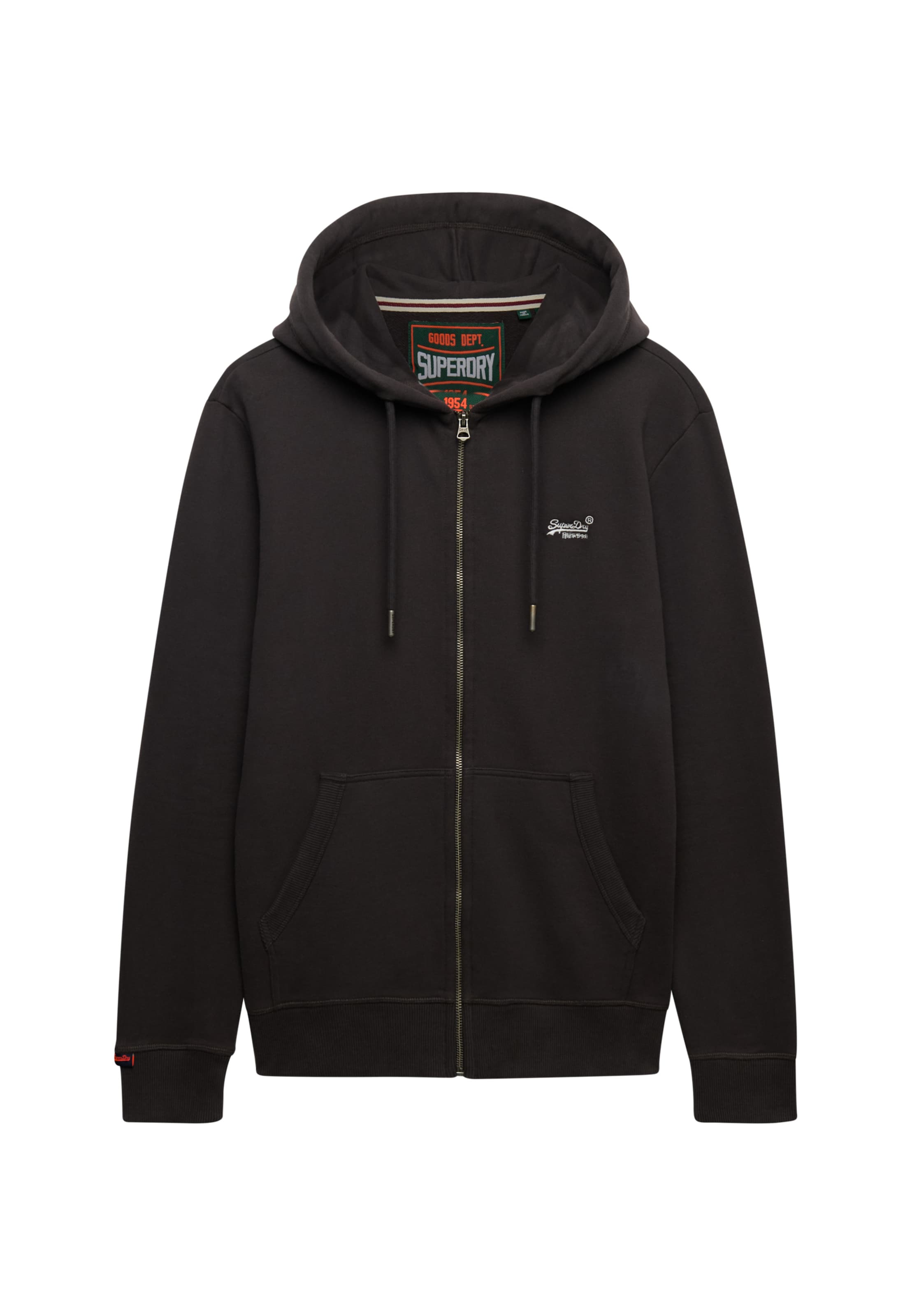 Veste de survêtement 'Essential' Superdry & Co en marron : devant