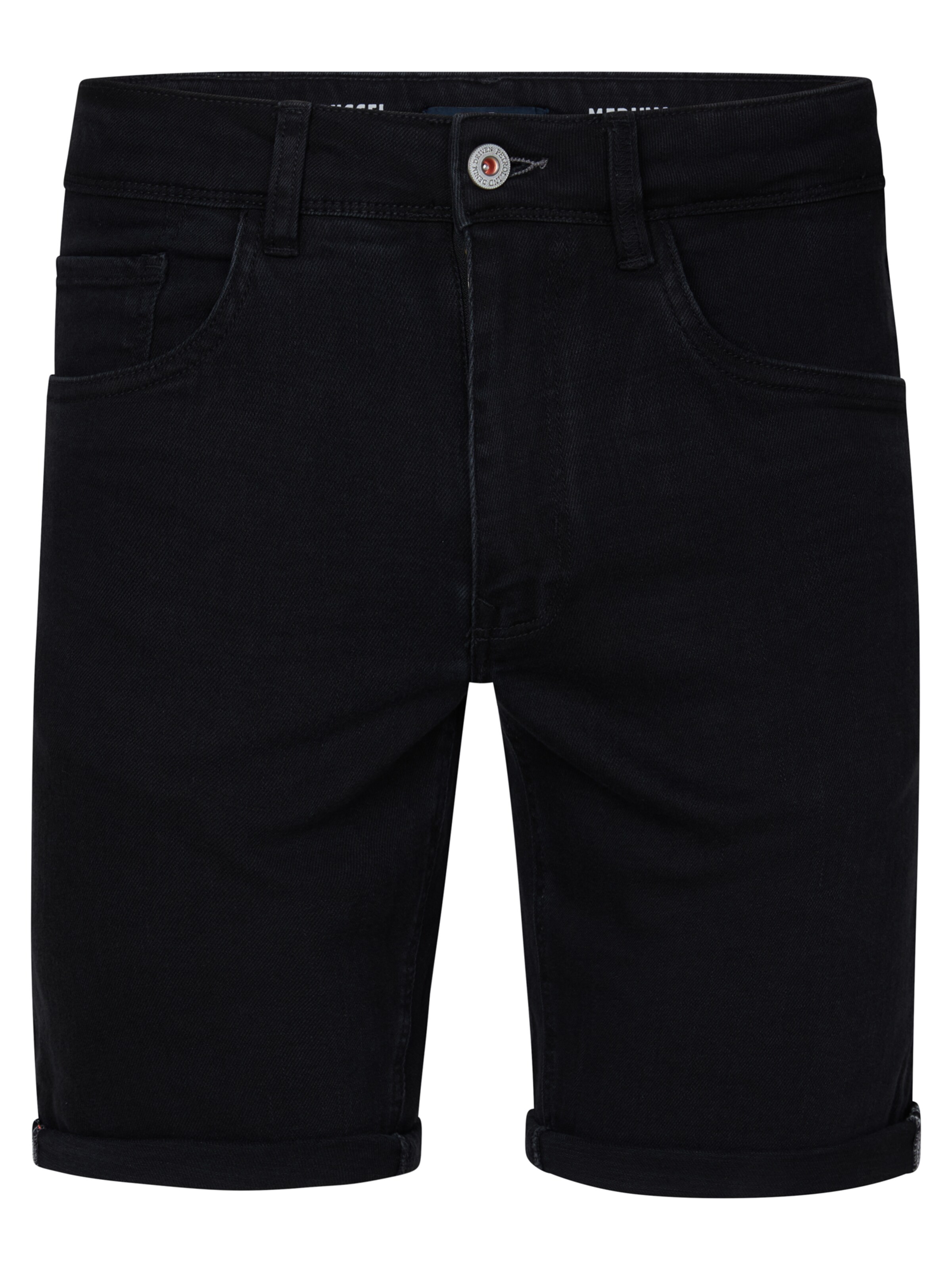 Petrol Industries tavaline Teksapüksid 'Tropicana', värv must: eest vaates