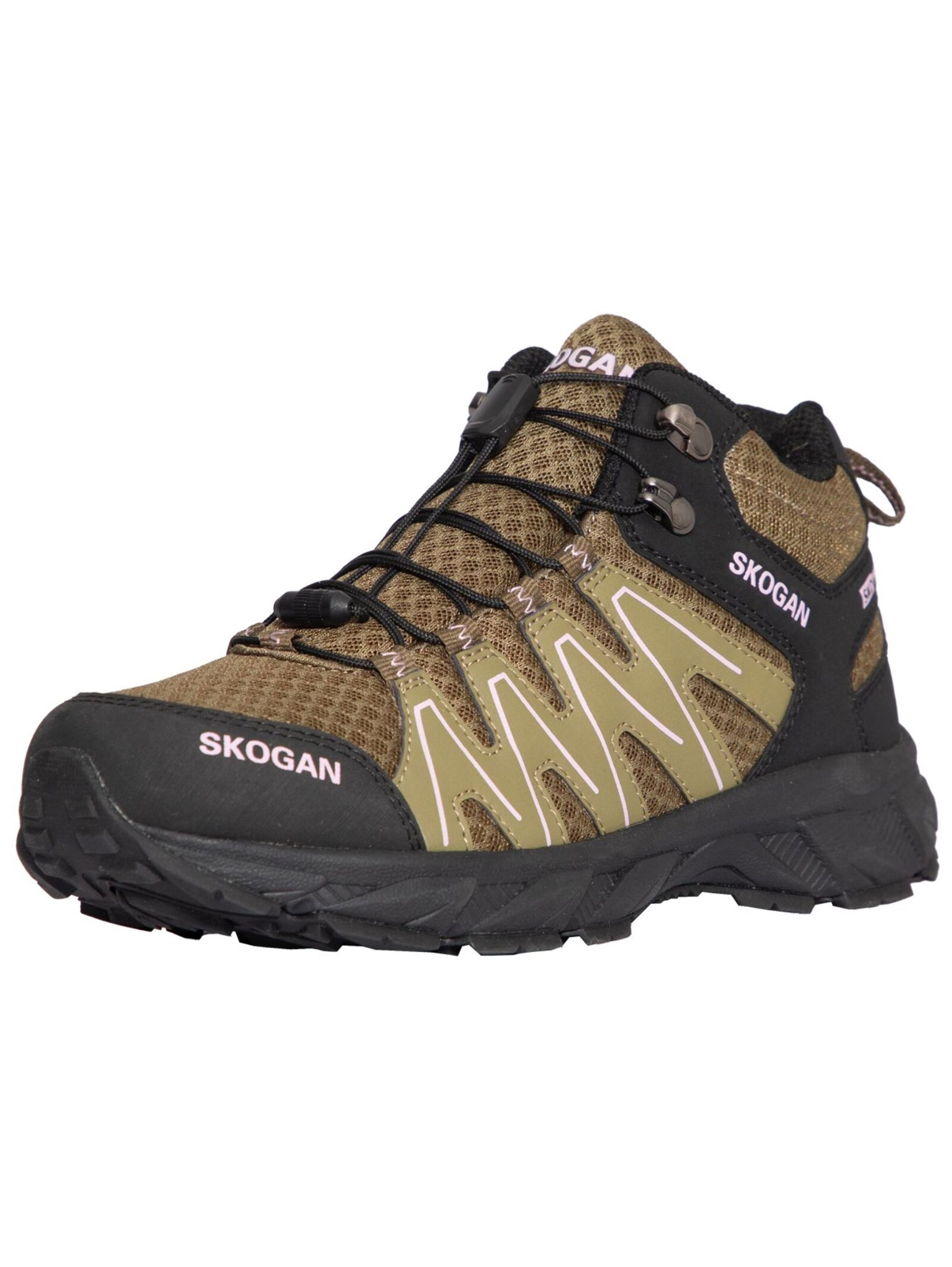 SKOGAN Platform trainers in Brown: front