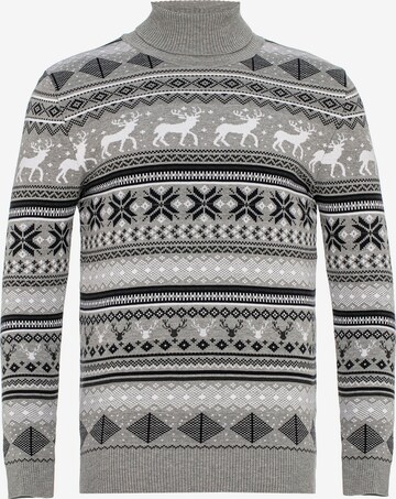 Redbridge Sweater 'Burton' in Grey: front