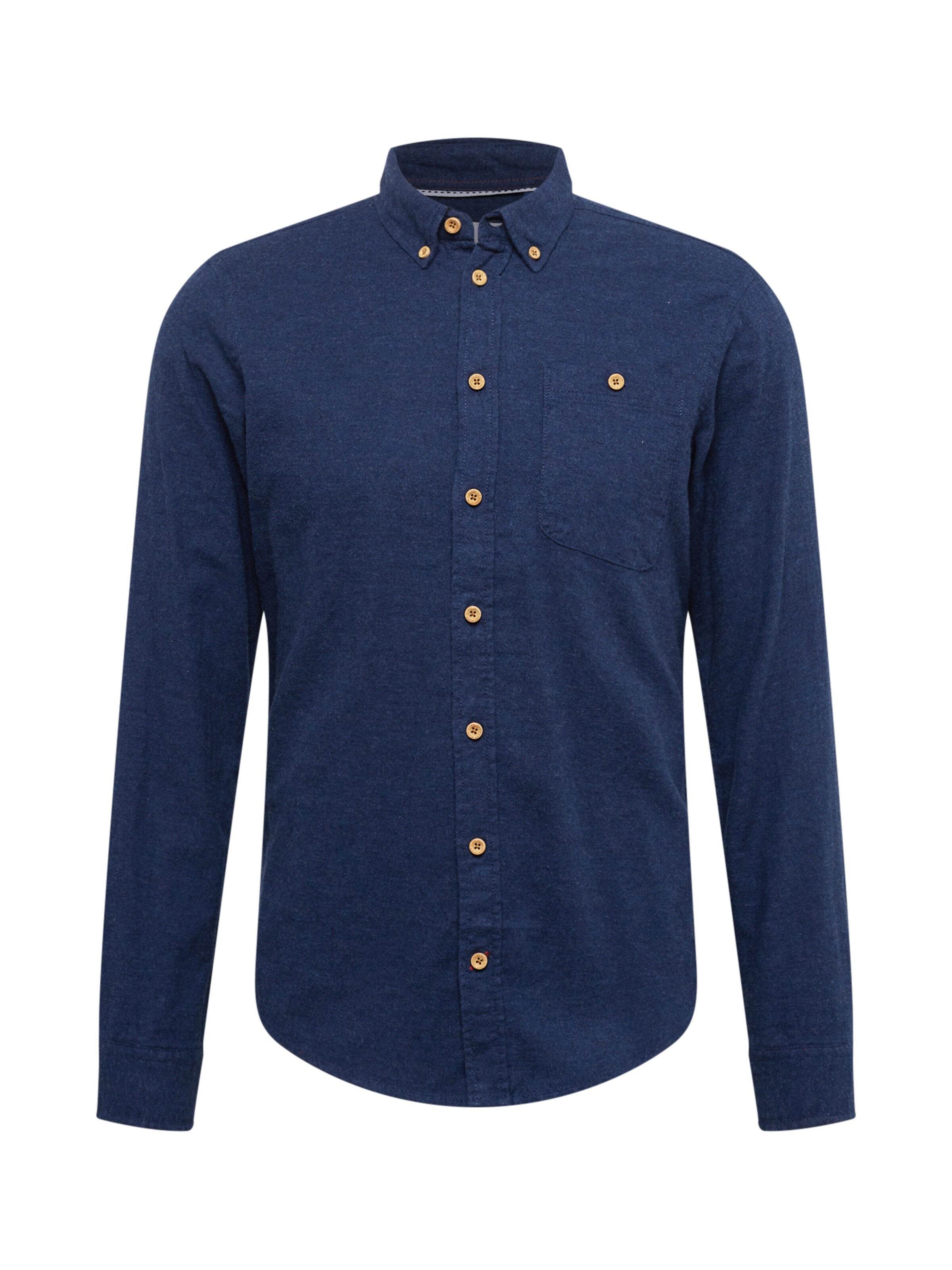 Chemise BLEND en bleu : devant