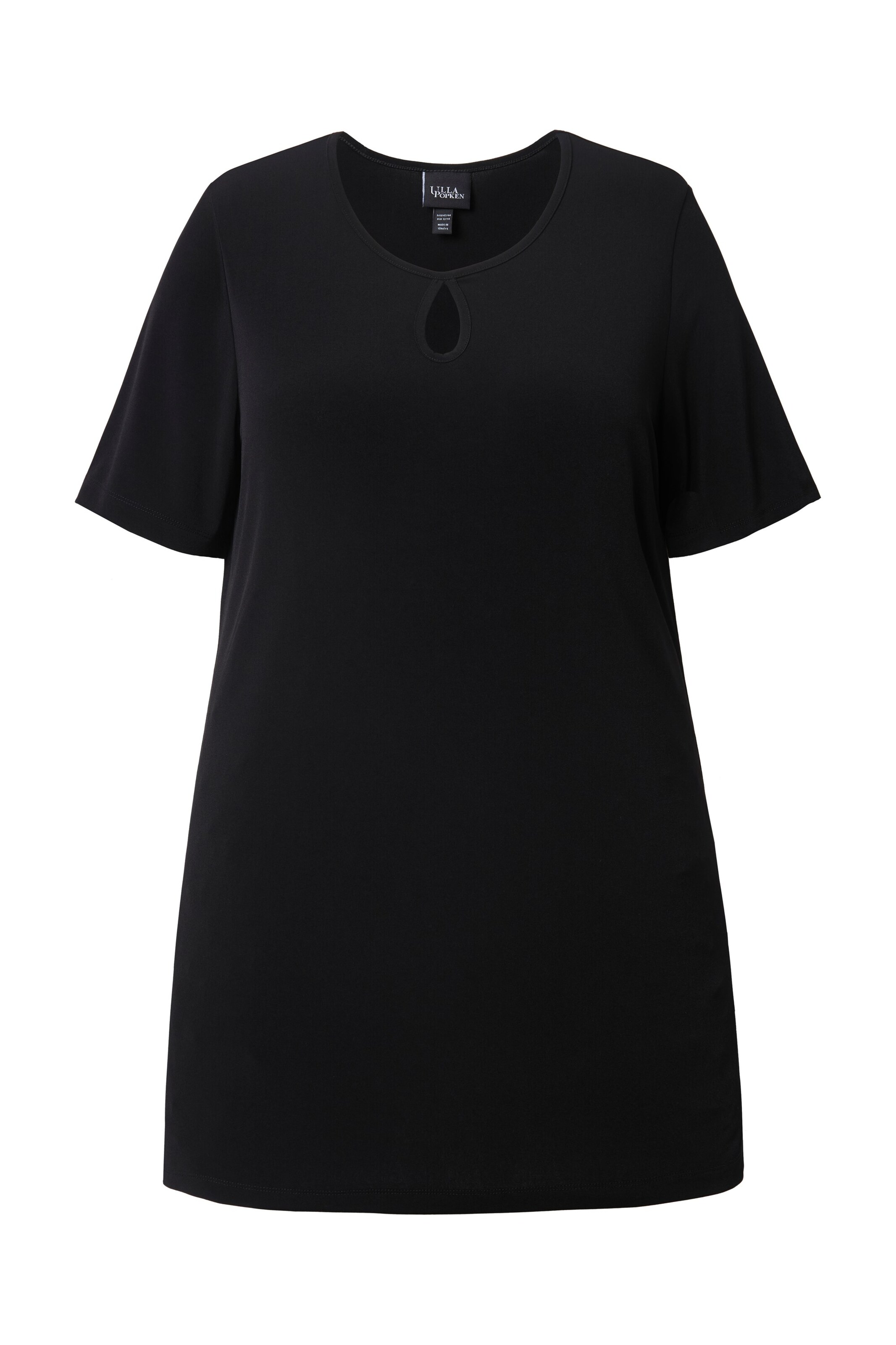 Ulla Popken Shirt in Schwarz: Vorderseite