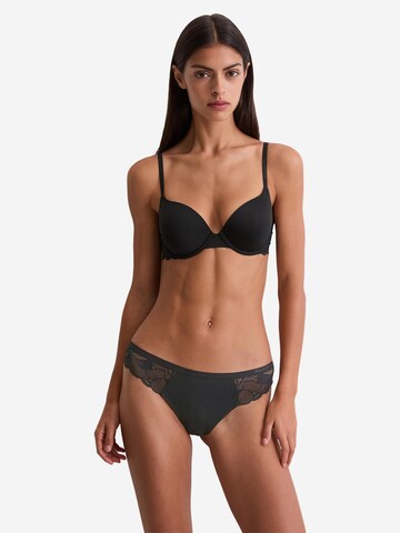 Marc O'Polo Slip 'Tender Lace' in Zwart