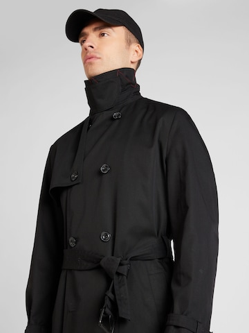 HUGO Between-Seasons Coat 'Maluks' in Black