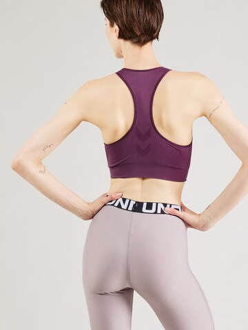 Hummel Bustier Sport bh 'Tif' in Lila