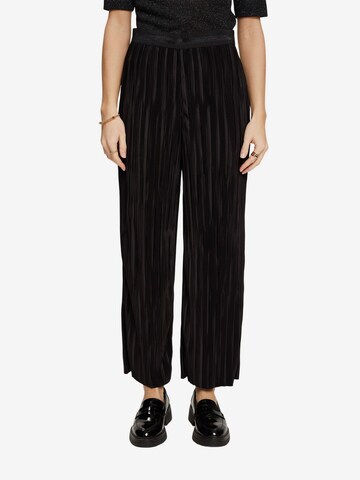 ESPRIT Loose fit Pants in Black: front