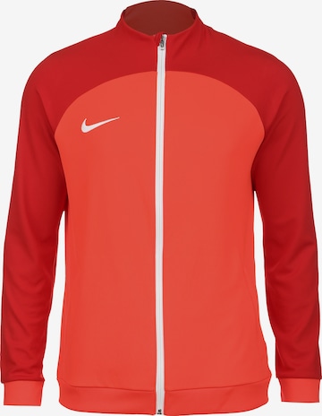 NIKE Athletic Jacket in Red: front