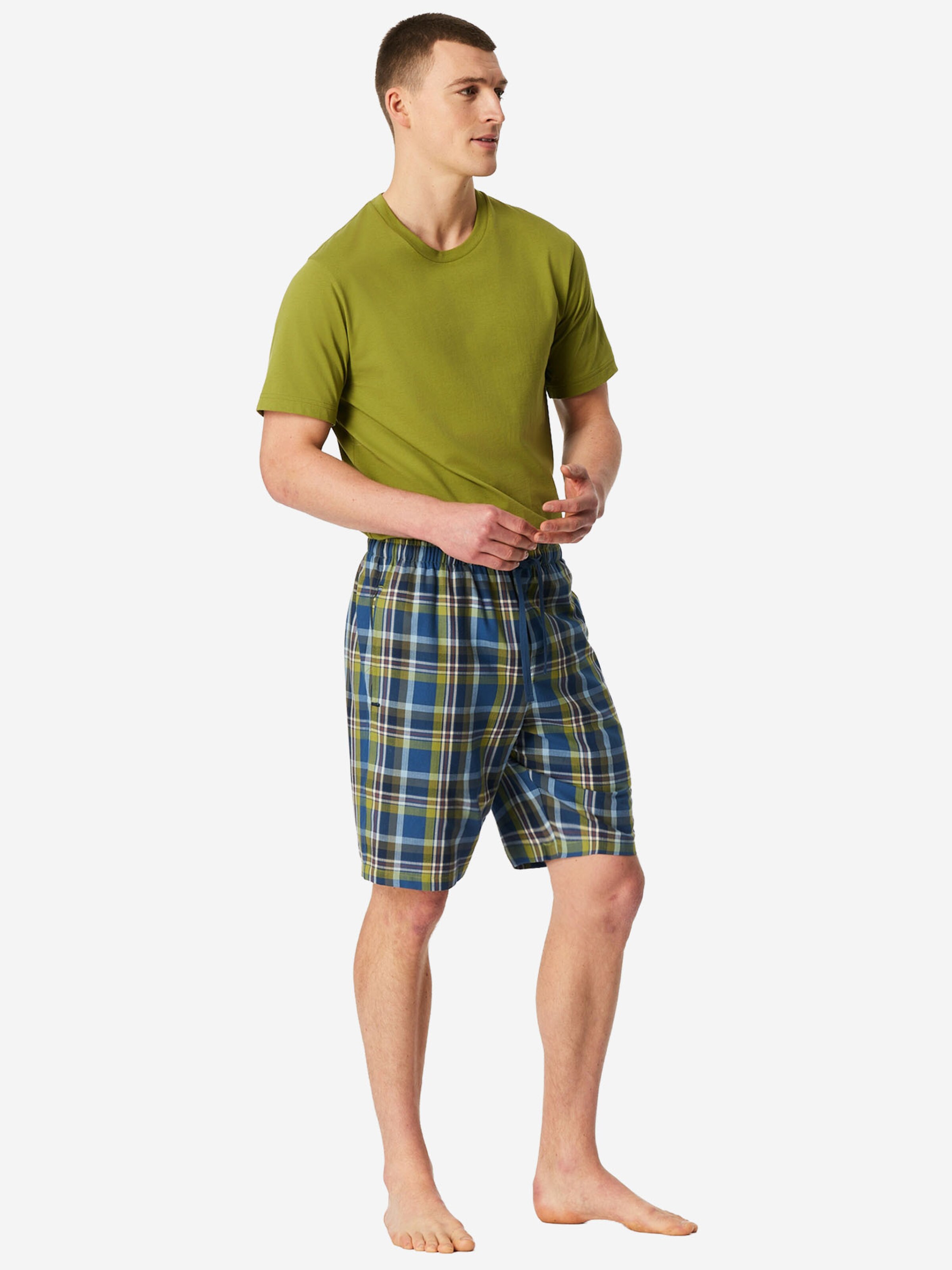 Pantalon de pyjama ' Mix & Relax ' SCHIESSER en bleu