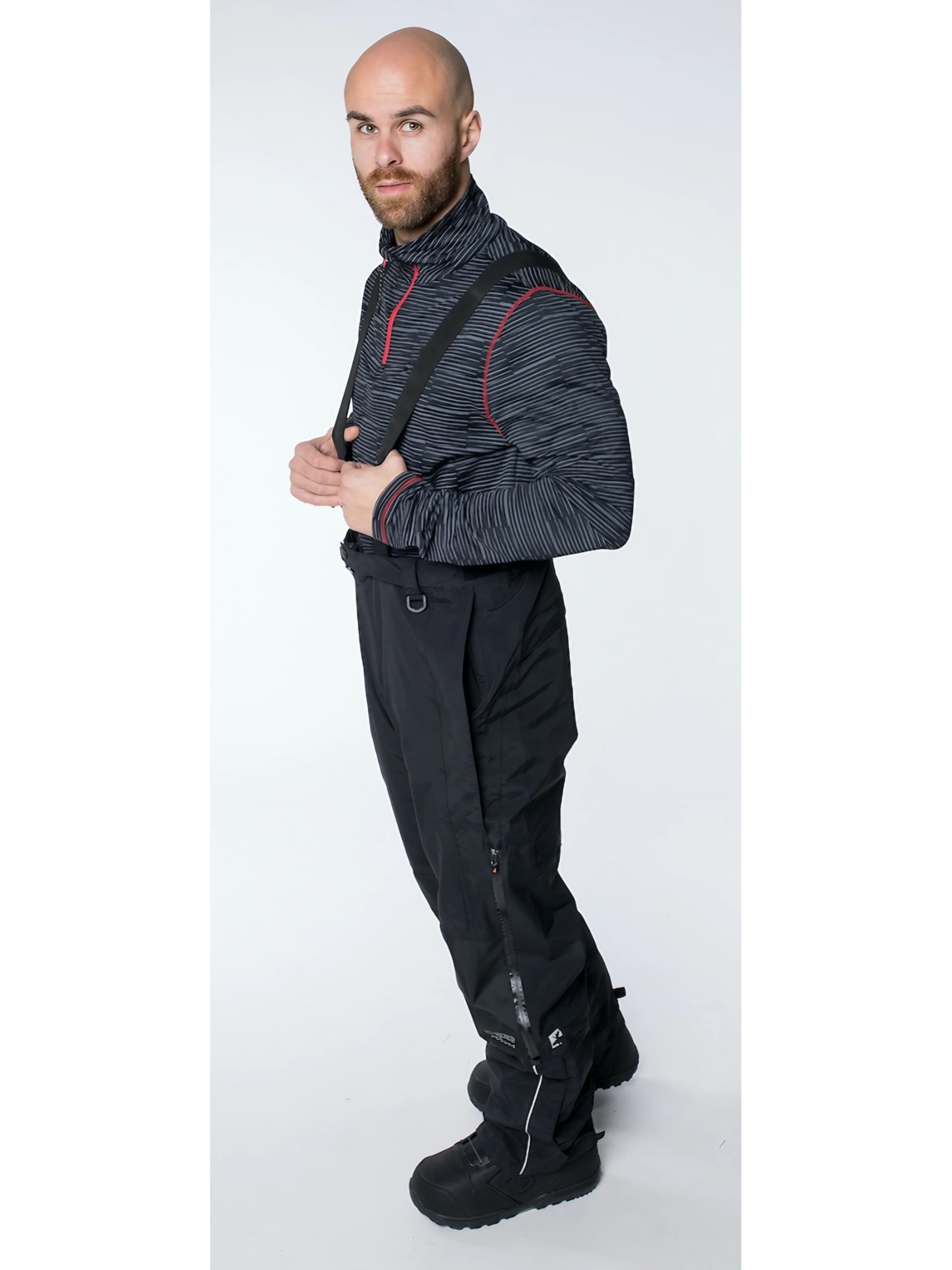 deproc Regular Funktionshose 'SPITZBERGEN MEN II'‌ in Schwarz
