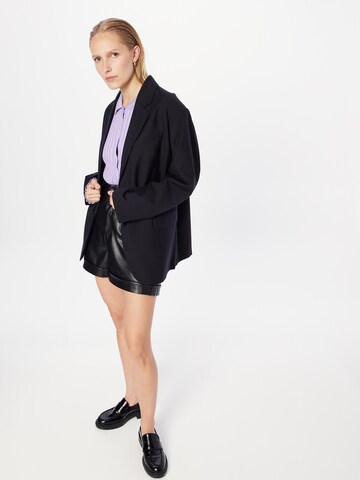 Monki Knit Cardigan in Purple