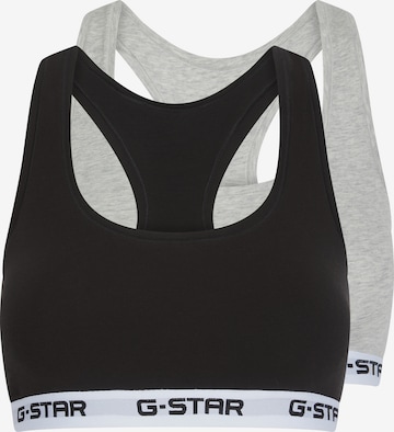 G-STAR Bustier BH in Grau: Vorderseite
