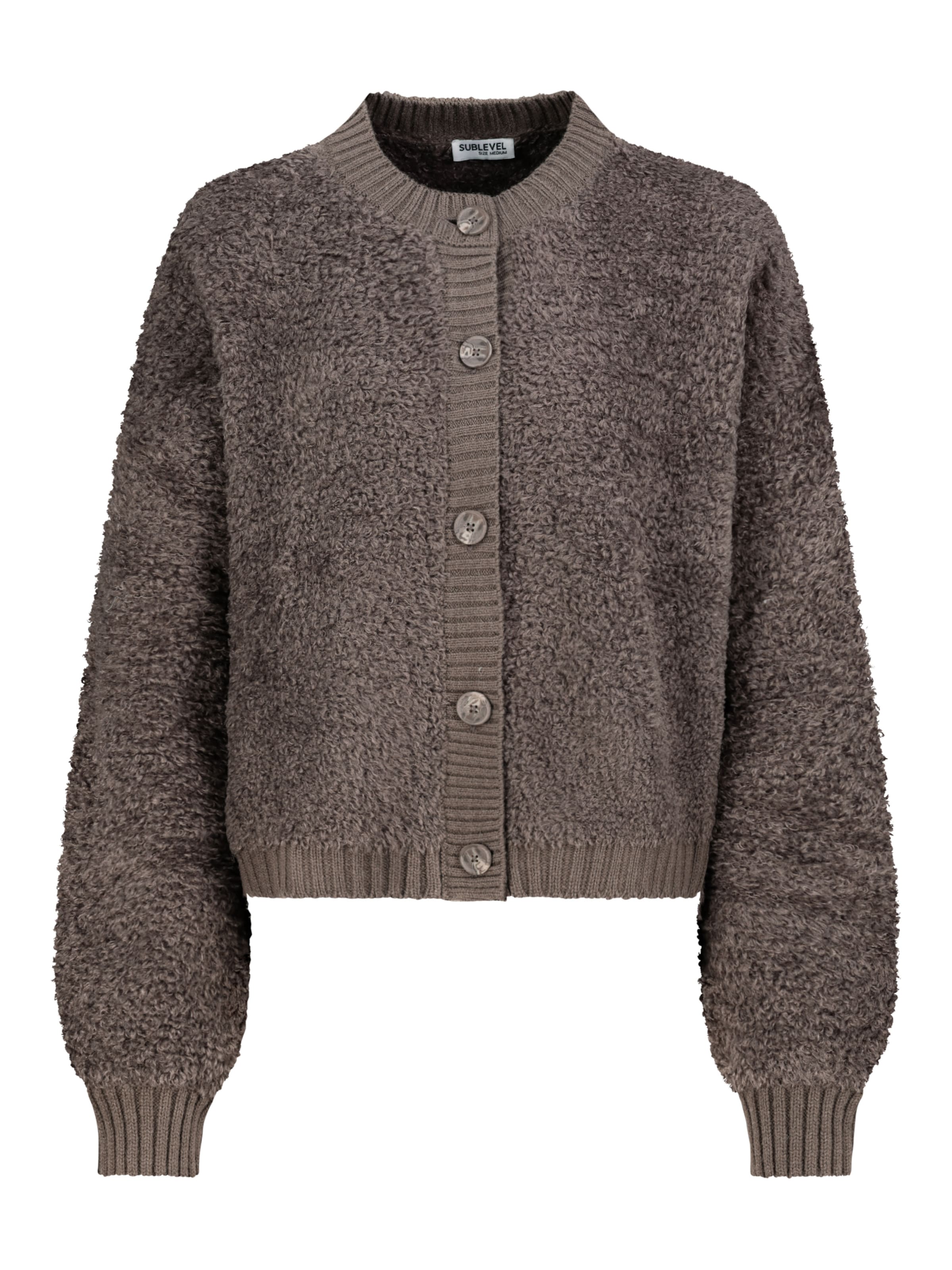 Sublevel Knit Cardigan in L in Chocolate, Item view