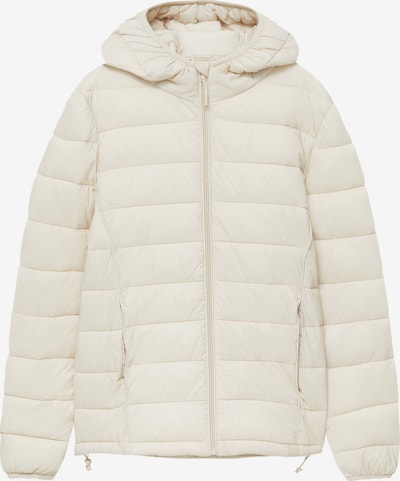 Pull&Bear Přechodná bunda - barva bílé vlny, Produkt