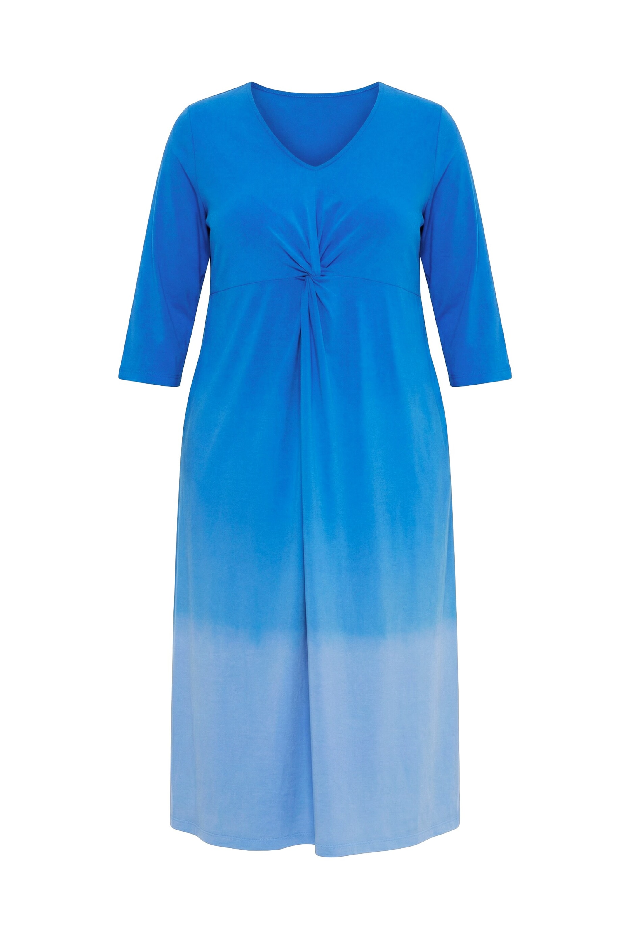 Ulla Popken Jurk in Blauw: voorkant