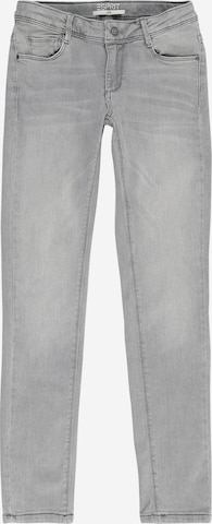 ESPRIT Slimfit Jeans in Grijs: voorkant