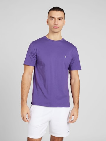 Volcom T-Shirt 'STONE BLANKS' in Lila: predná strana