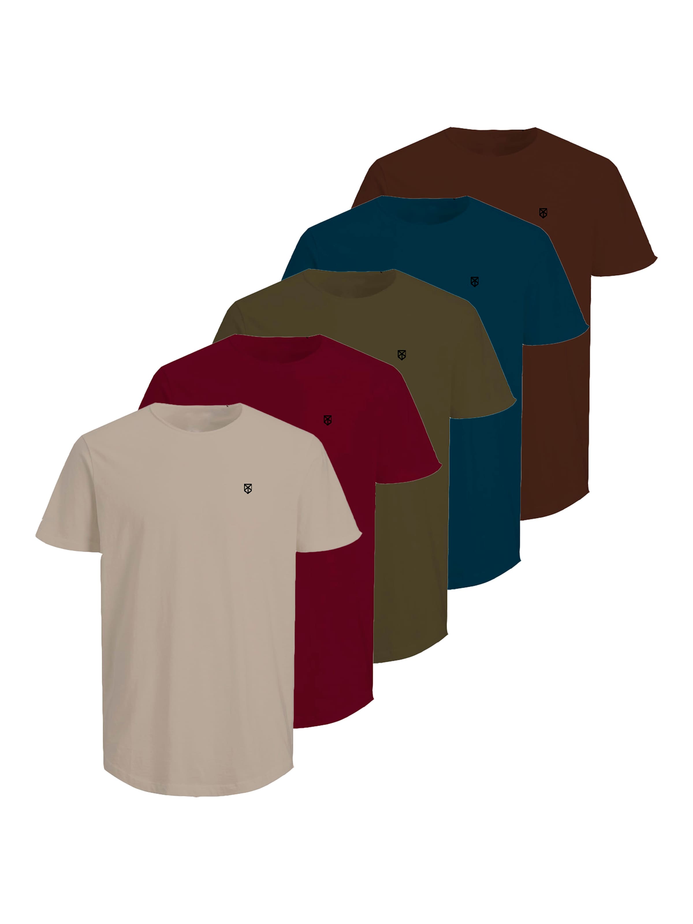 T-Shirt Jack & Jones Premium en mélange de couleurs : devant
