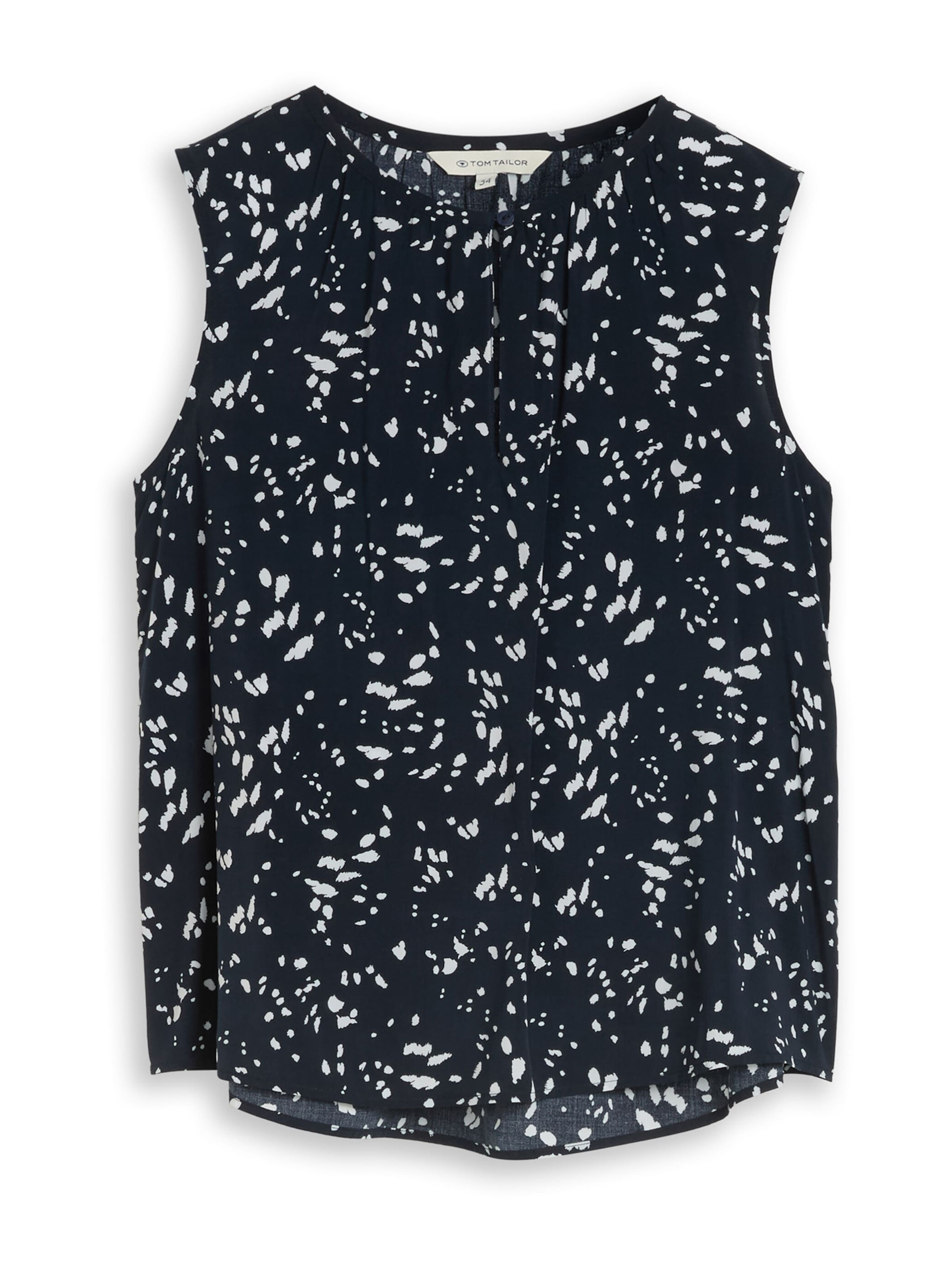 TOM TAILOR - Blusa en azul: frente