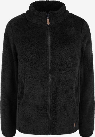Oxmo Fleece Jacket 'TELSA' in Black: front
