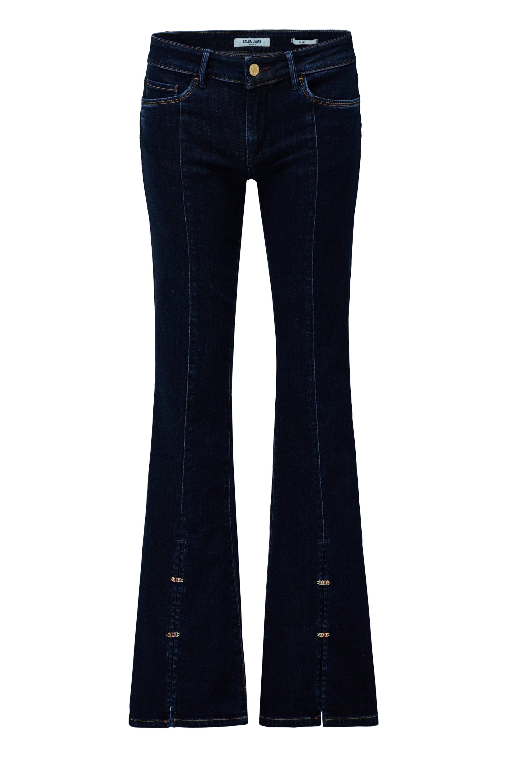 Salsa Jeans Flared Jeans 'Wonder' in Blau: Vorderseite