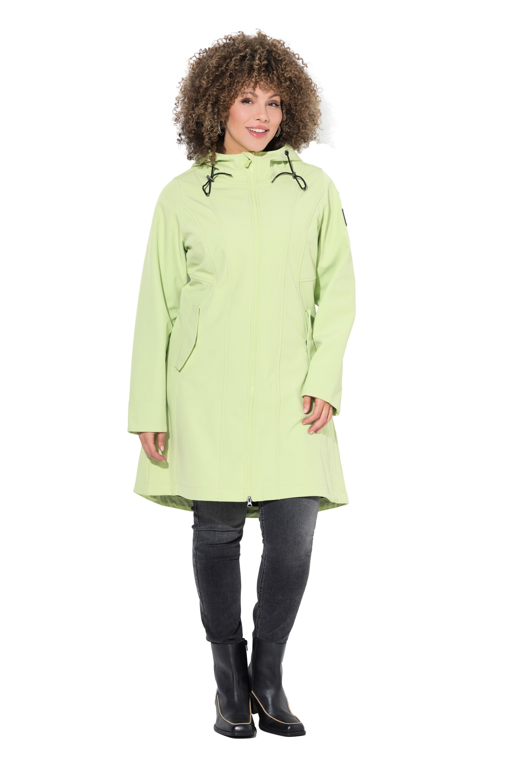 Ulla Popken Funktionsmantel in Gelb