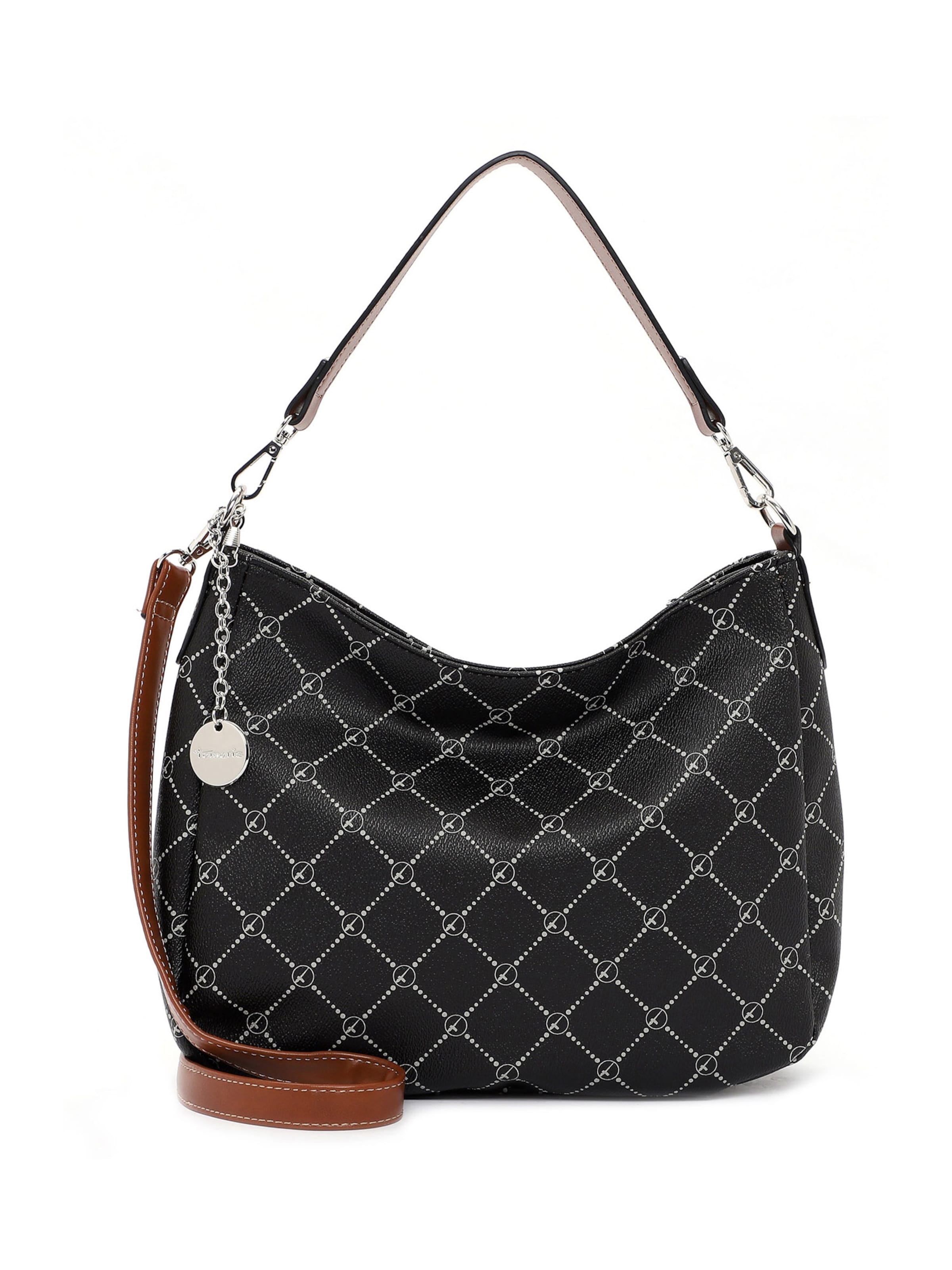 Tamaris - Mala de ombro 'Anastasia' em preto: frente