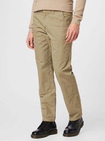 Only & Sons Regular Trousers 'EDGE' in Green: front