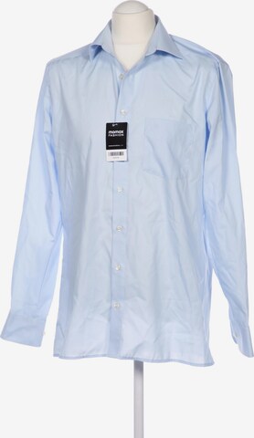 Digel Button Up Shirt in M in Blue: front