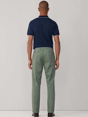 Regular Pantalon à plis 'Sanderson' Hackett London en vert