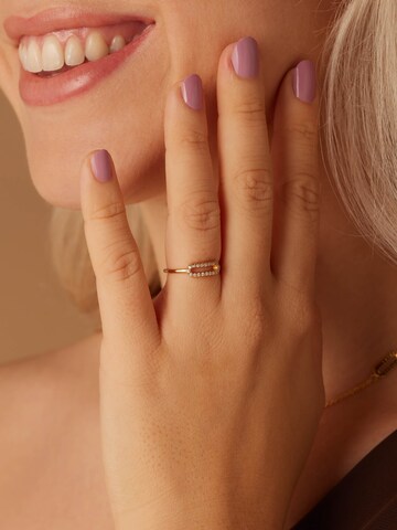 Lucardi Ring in Gold