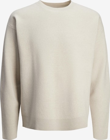 JACK & JONES Sweater in Beige: front